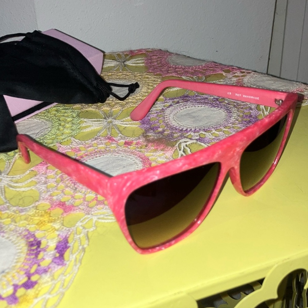 Vintage 80's RETRO FLAT TOP SUNGLASSES - Picture 10 of 15